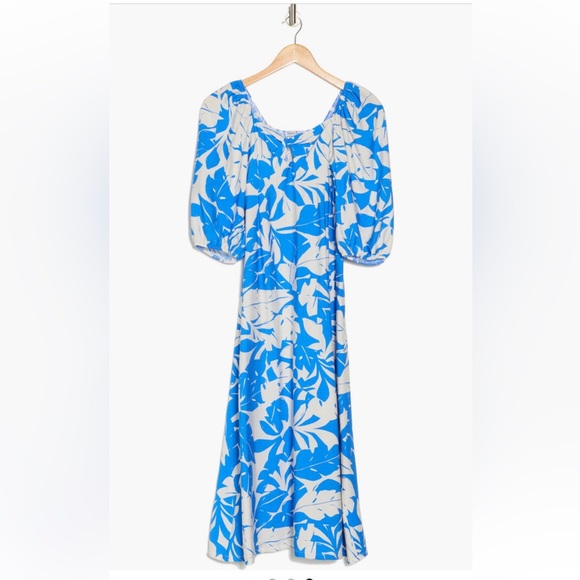 Velvet Torch Printed Midi-Dress XL - Picture 3 of 8